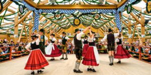Oktoberfest dancing